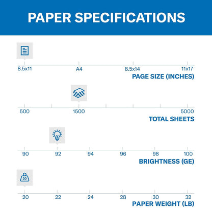 Hammermill Print Copy Paper 105040/113620, 3 Ream, 1500 Count – view 2