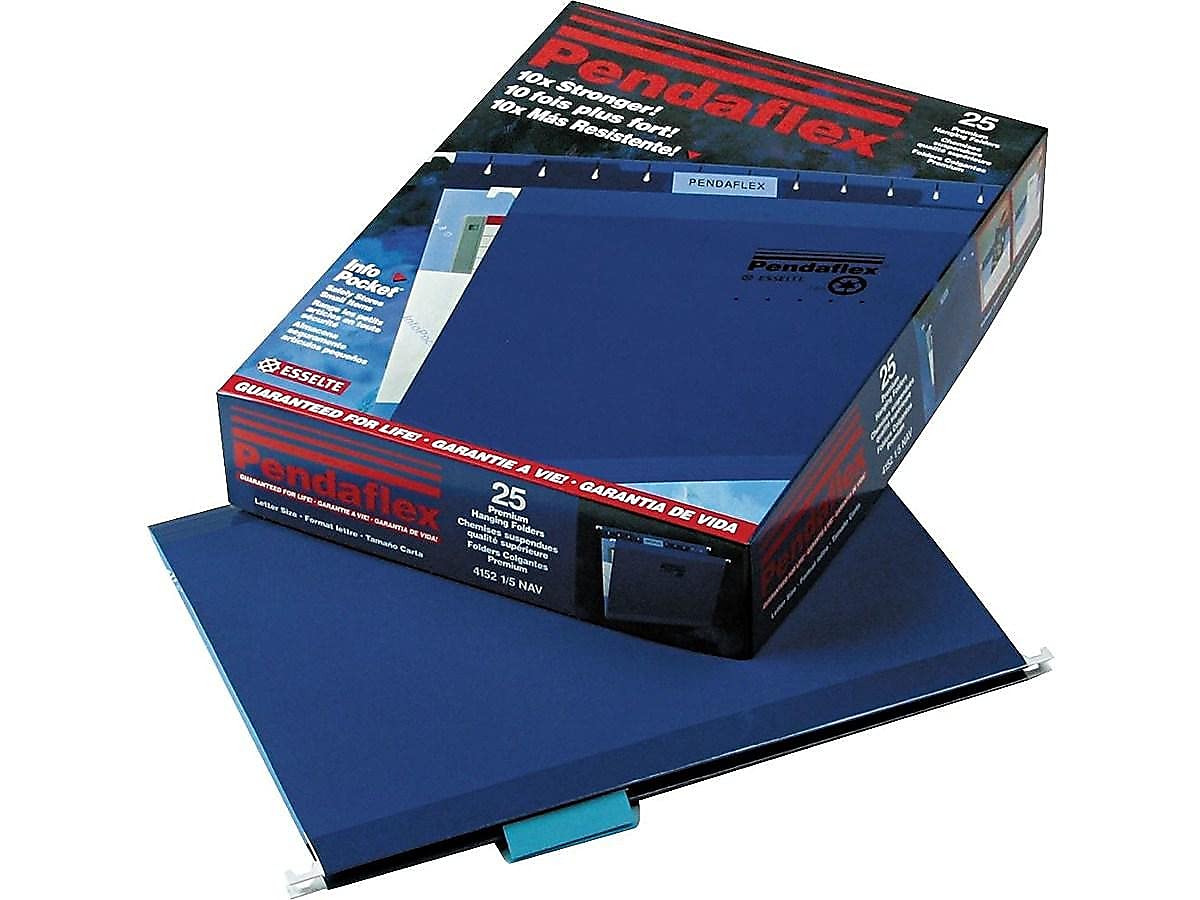 Pendaflex File Folder 04152 1/5 NAV, Letter, 25 Count – view 6