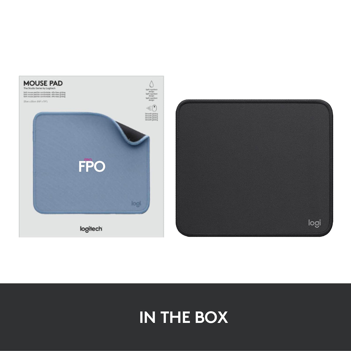 Logitech Mouse Pad 956-000035, 9.1L x 7.9W in – view 8