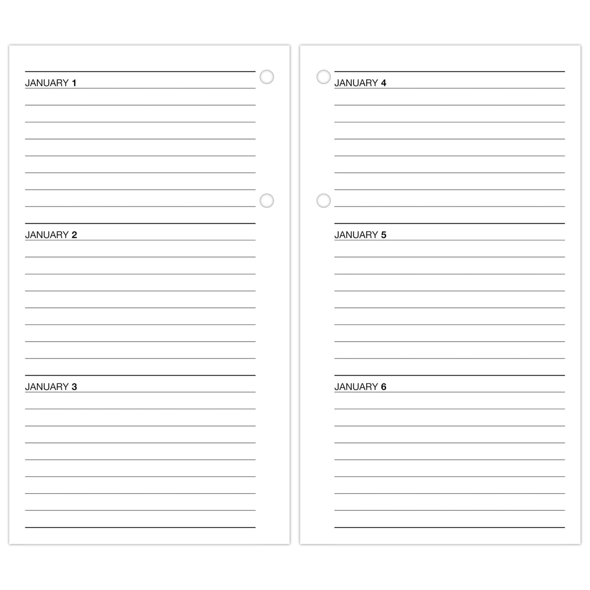 AT-A-GLANCE Calendar E21050, 4.5" x 8" – view 4