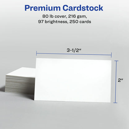 Avery Card Stock 5371, 2" x 3.5", 250 Count – view 6