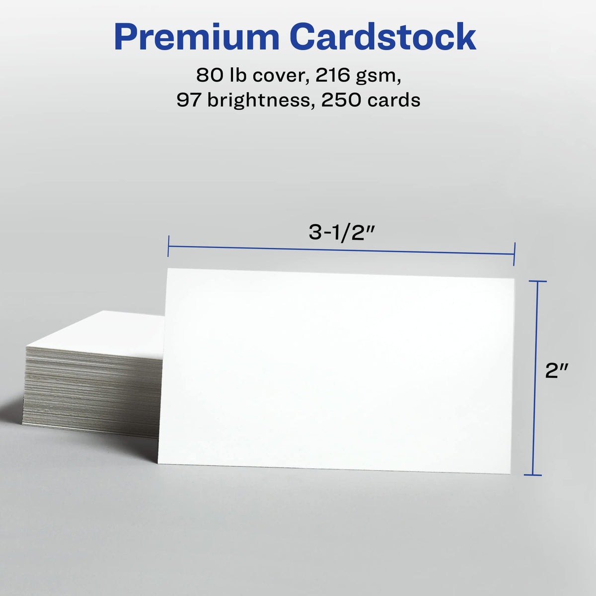 Avery Card Stock 8371, 2 x 3.5 in – view 6