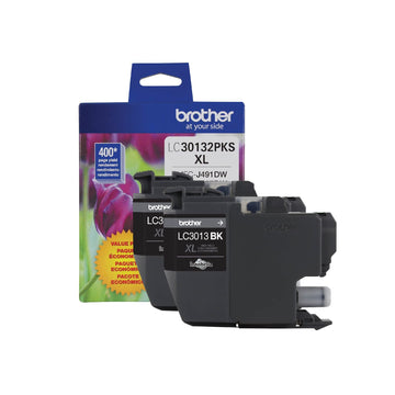 Brother Inkjet Printer Ink LC30132PKS, High Yield, 2 Count