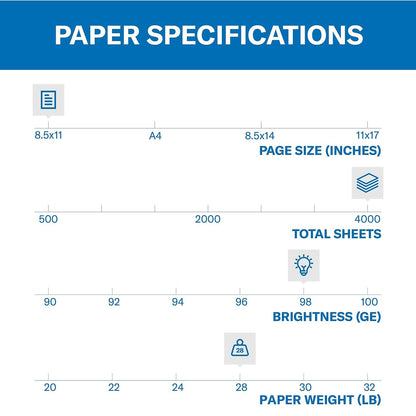 Hammermill Print Copy Paper 125534C, 8 Ream | 4000 Sheets – view 2