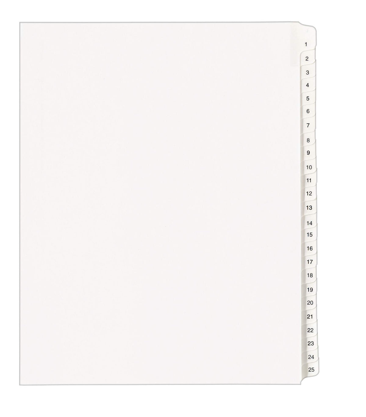 Avery Binder Divider 01701, 25 Tabs per Set