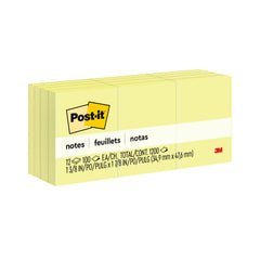 Post-it Self Stick Note 653, 1.6" x 4.6", 1080 Count
