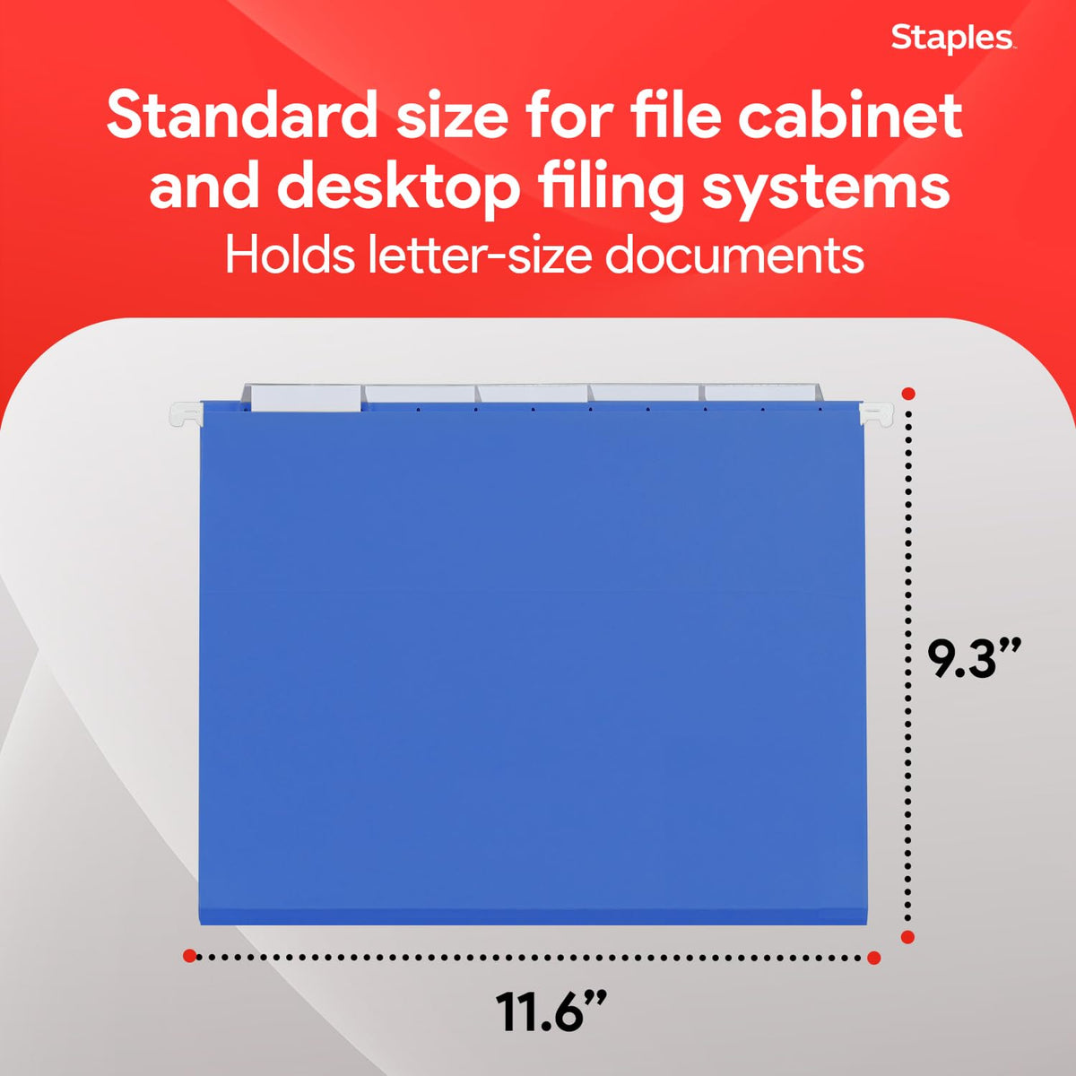 Staples File Folder 163501, Letter Size, 25 Count – view 3
