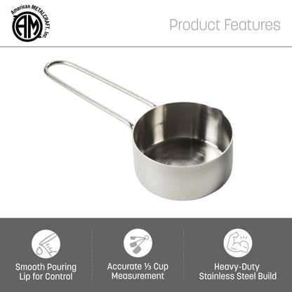 American Metalcraft Measuring Cup MCW13, 1/3 Cup – view 3