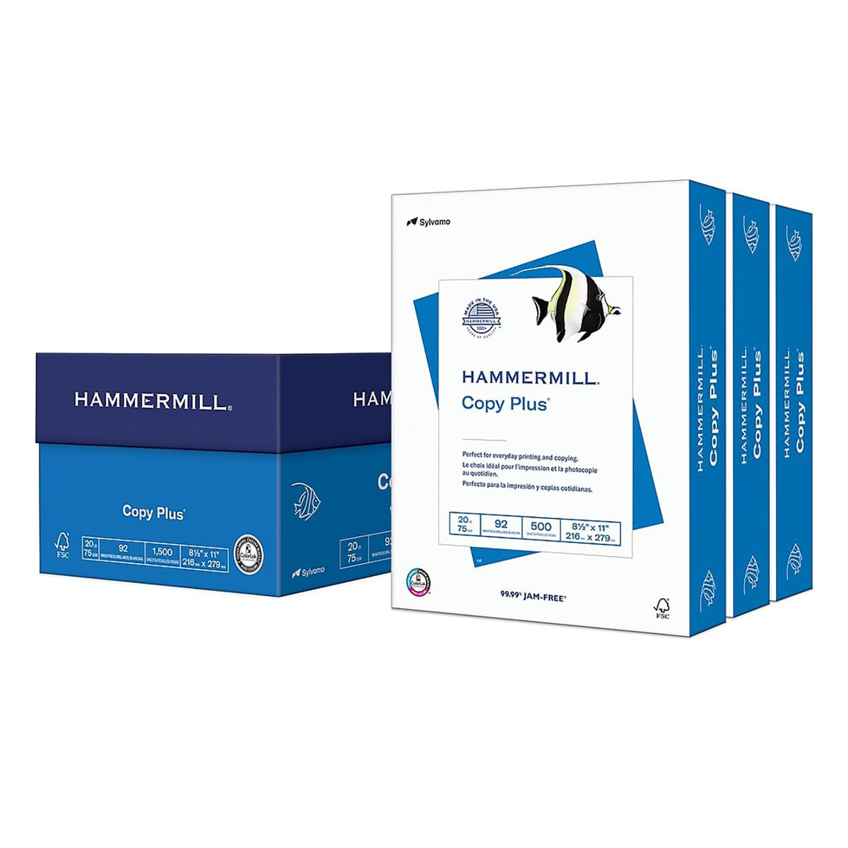 Hammermill Print Copy Paper 105040/113620, 3 Ream, 1500 Count
