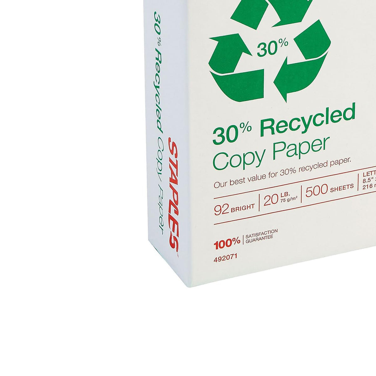 Staples Print Copy Paper 492071, 8.5'' x 11'', 500 Count – view 4