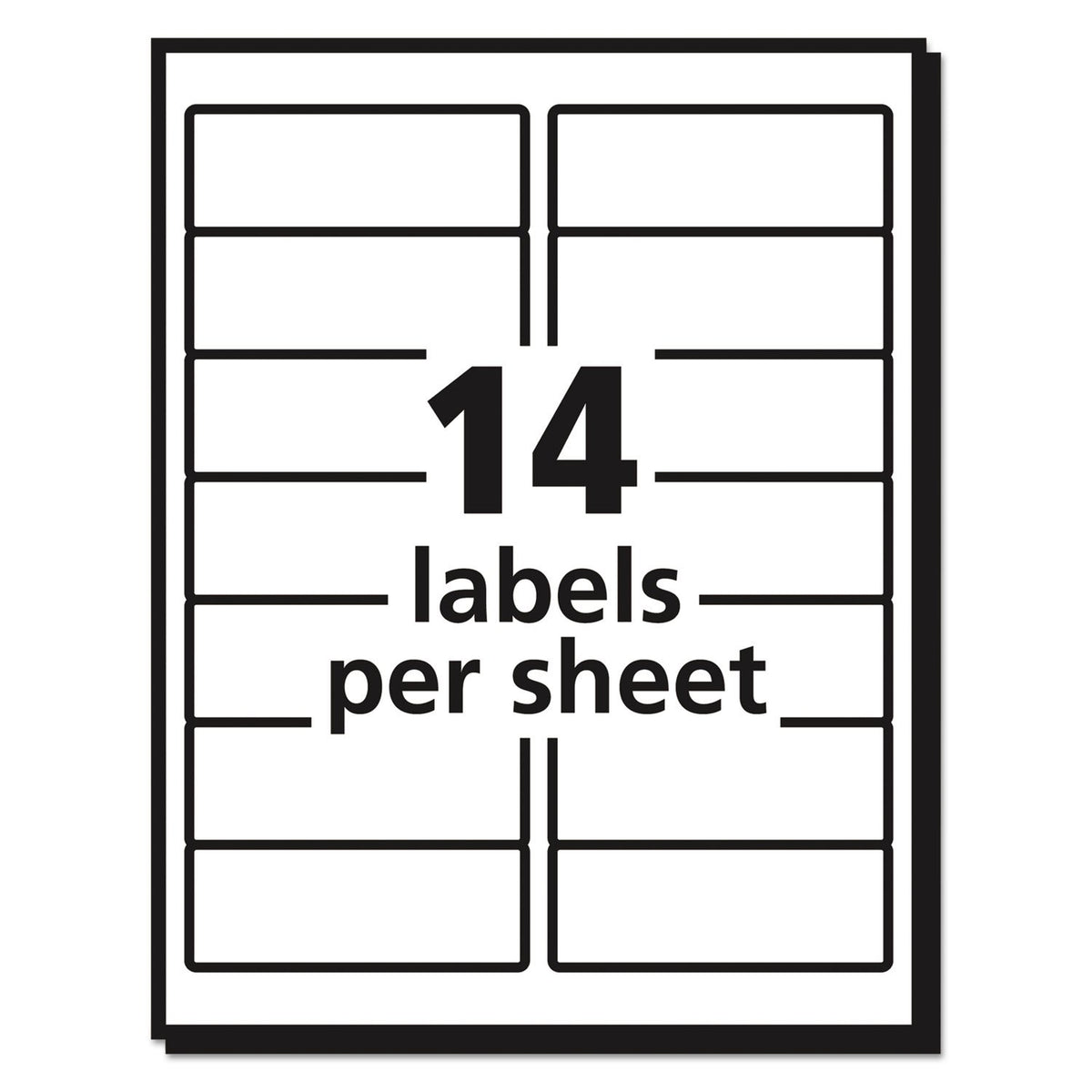 Avery Label 05162, 1-1/3 Inch x 4 Inch, 1400 Count – view 4