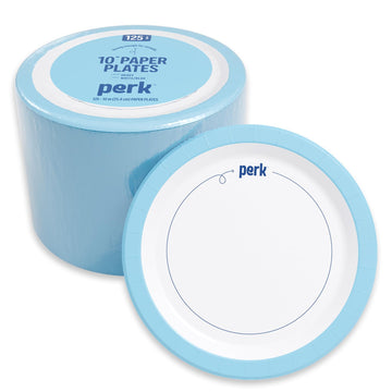 Perk Dishware Plate PK54330, 125 Pack