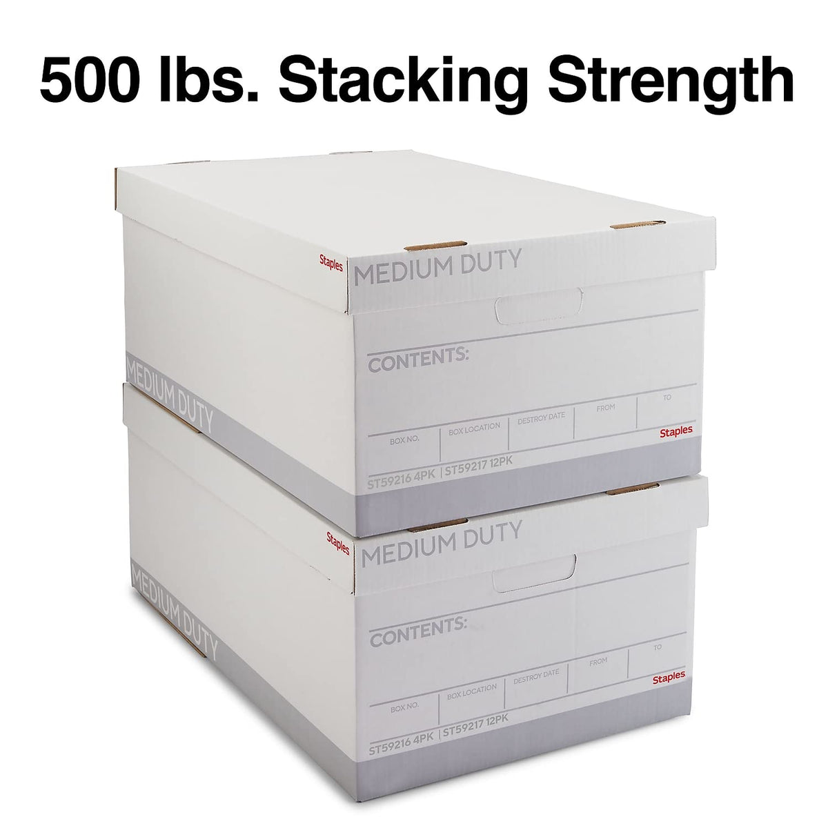 Staples Storage Box 2489703, 12 Pack – view 4