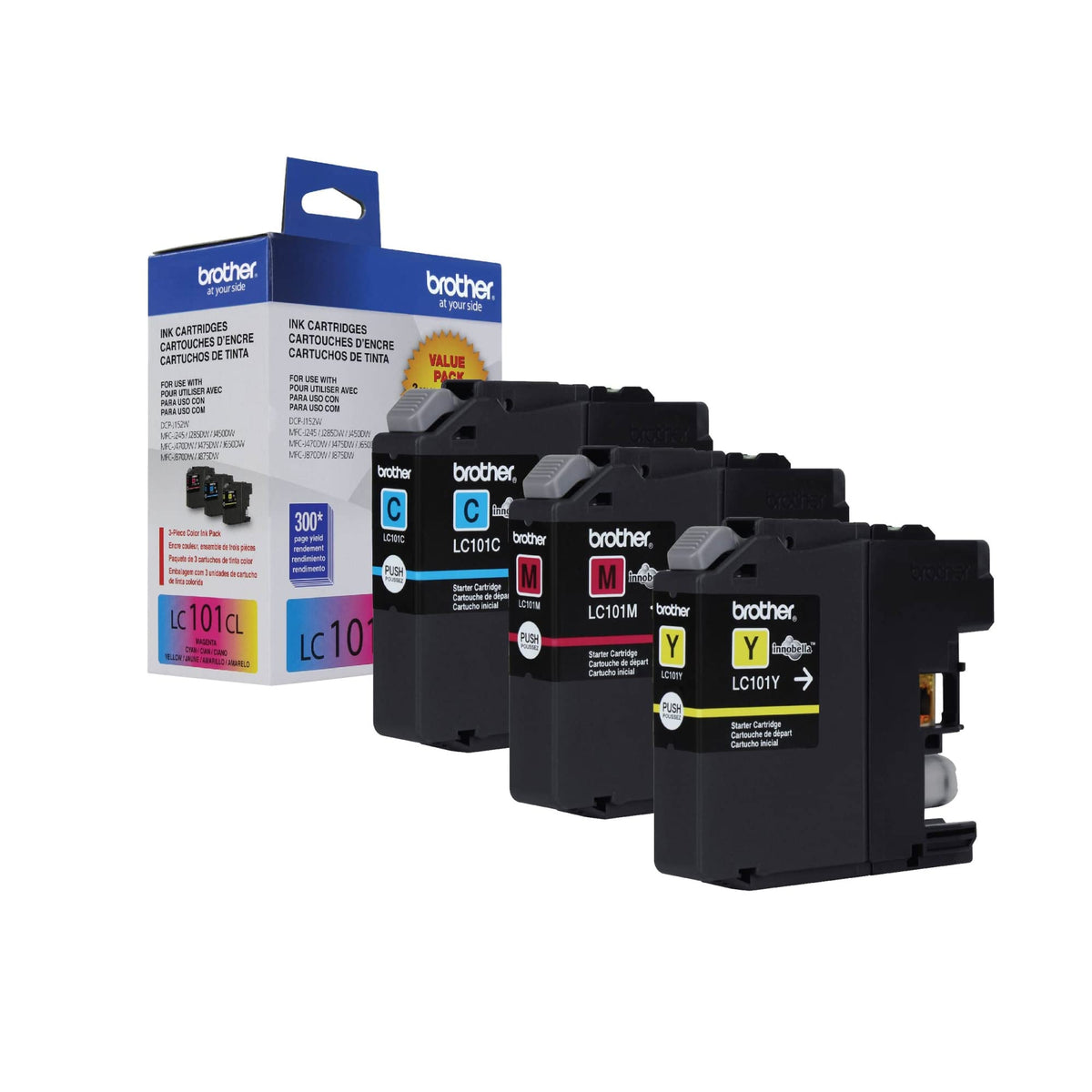 Brother Inkjet Printer Ink LC1013PKS, 3 Count