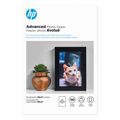HP Print Copy Paper Q6638A, 4 x 6 in, 100 Count
