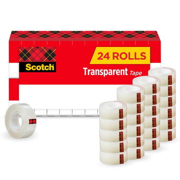 Scotch Adhesive Tapes 600K24, 24 Rolls