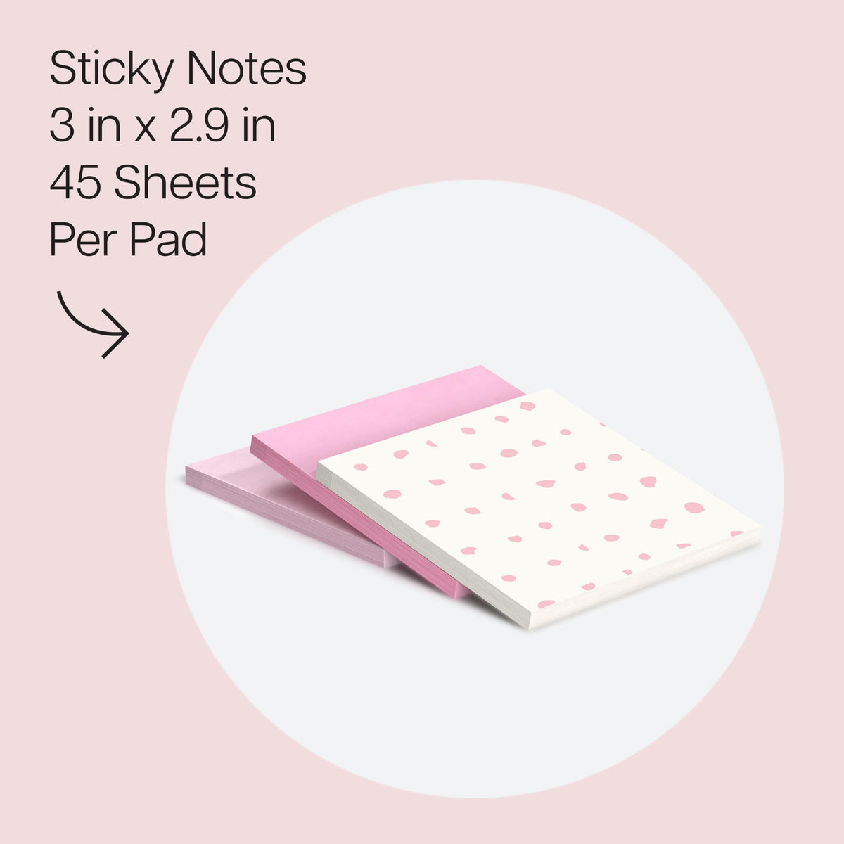 Post-it Self Stick Note 3321-PP-BB, 2.9" x 3" – view 2