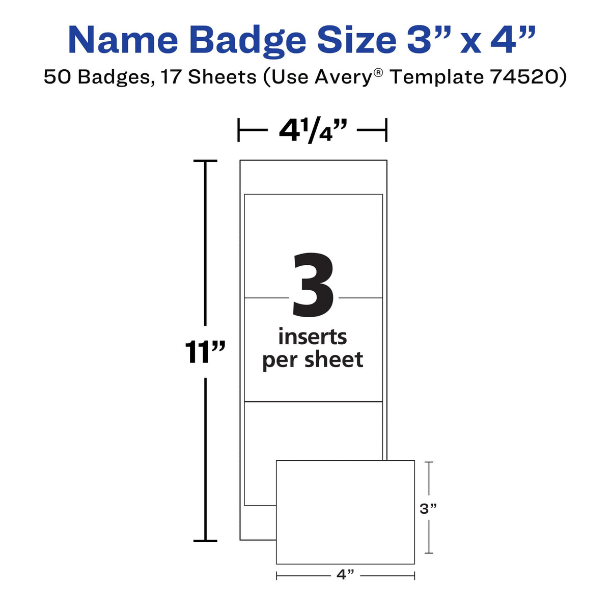 Avery Badge Holder 74520, 50 – view 4