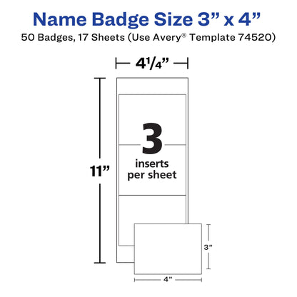 Avery Badge Holder 74520, 50 – view 4