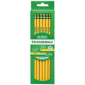Ticonderoga Writing Instrument 13924, 24 Count