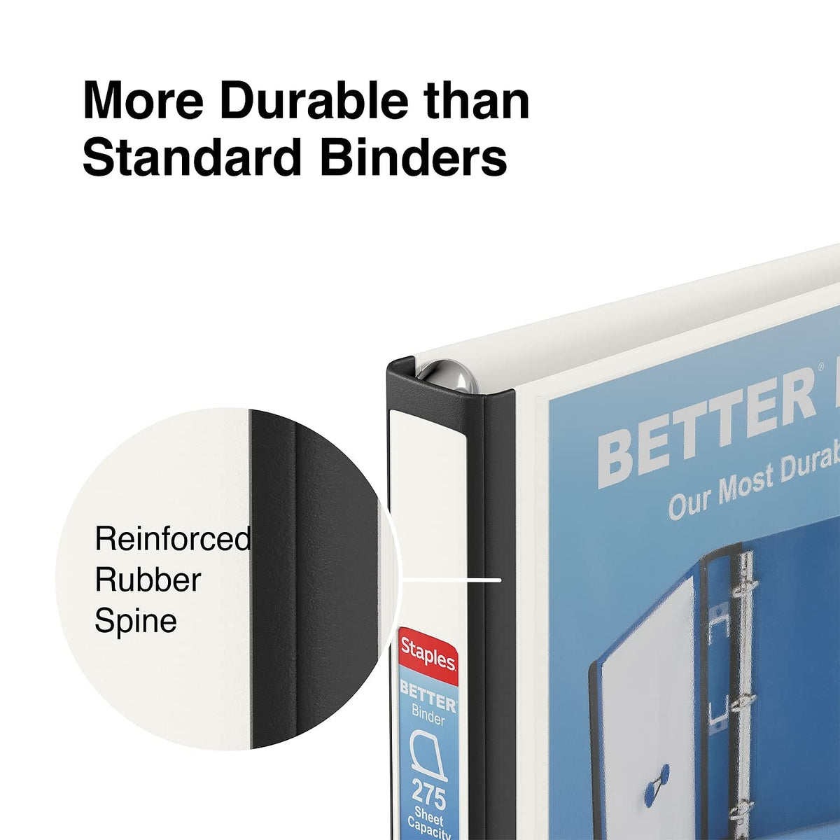 Staples Storage Binder ST55840-CCVS, 1-Inch, 3 Count – view 5