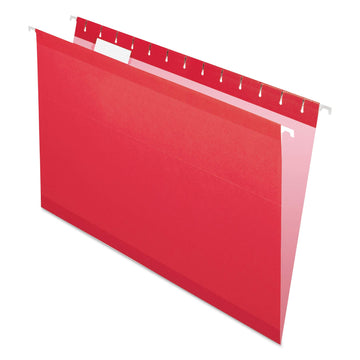 Pendaflex File Folder 04153 1/5 RED, Legal, 25 Count