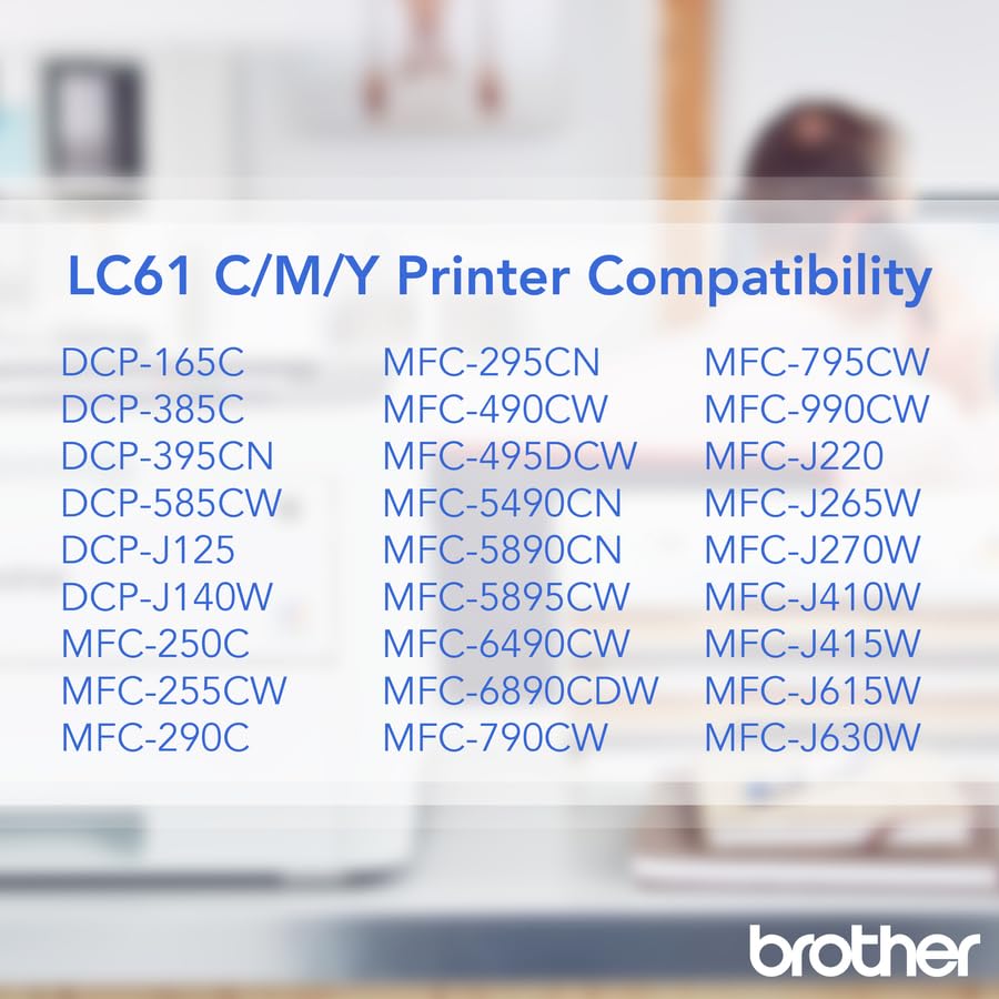 Brother Inkjet Printer Ink LC613PKS, Standard Yield, 3 Count – view 6