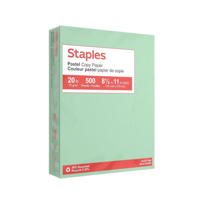 Staples Print Copy Paper FBA_14781-US/CC, 8.5" x 11"