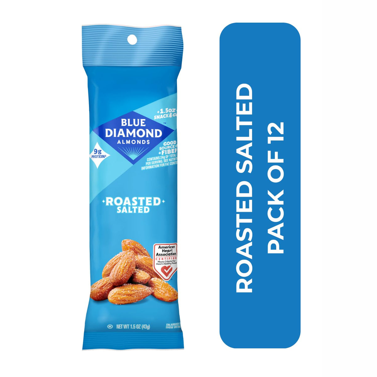 Blue Diamond Almonds Nut And Seed 05180, 1.5 Ounce (Pack of 12) – view 3