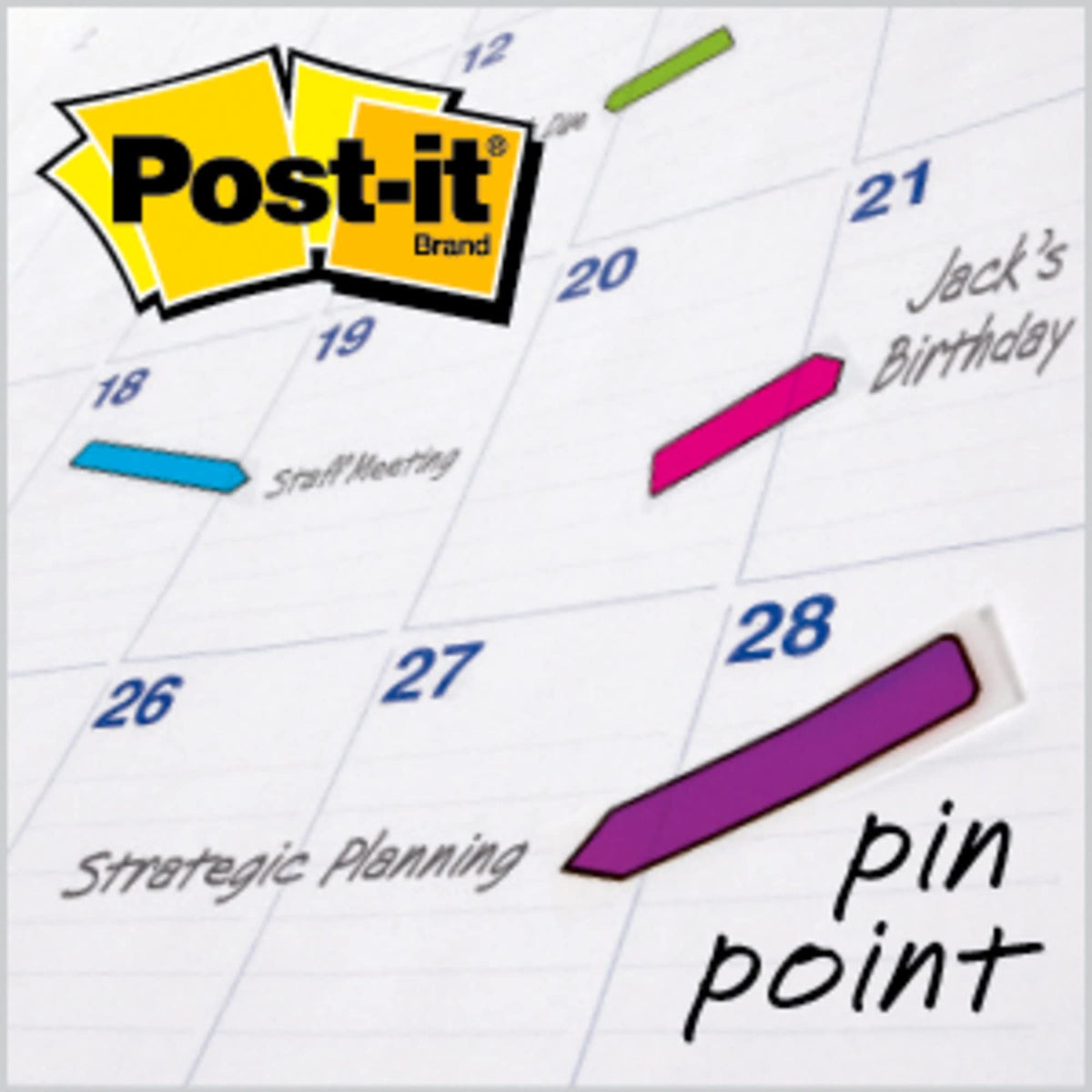 Post-it Self Stick Note 684ARR-4, 0.2" x 2.8" – view 3
