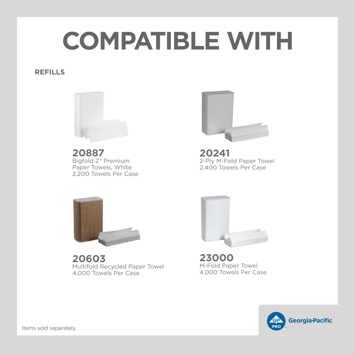 Georgia-Pacific Paper Towel Holder 56650A, 37.3 X 47.8 X 100 Inch – view 4