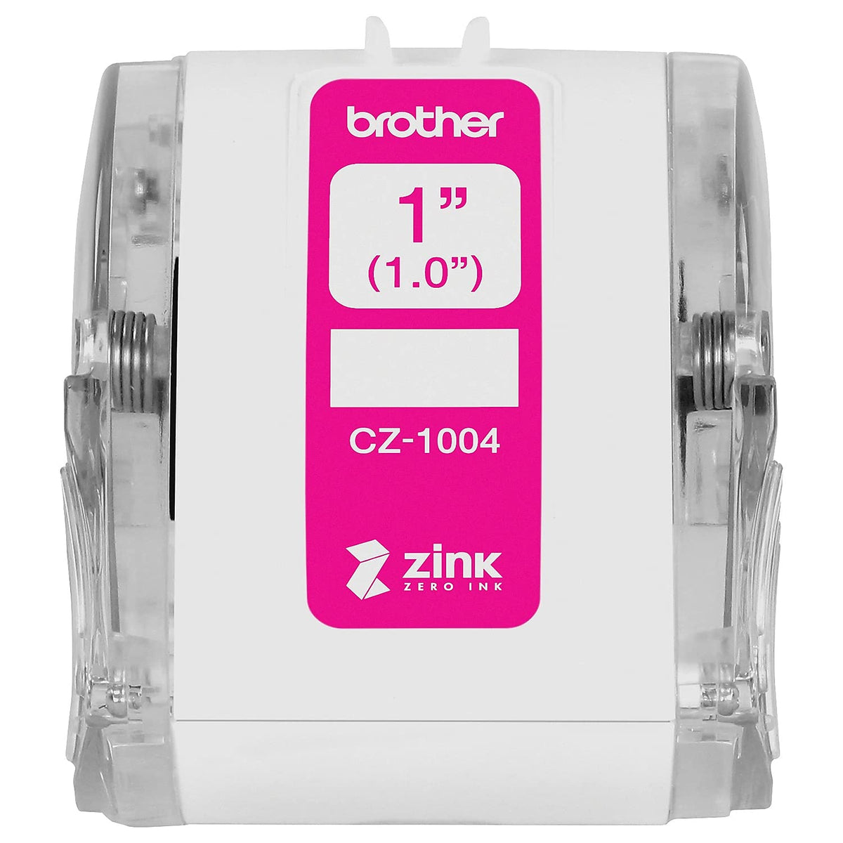 Brother Label CZ1004, Size: Label rolls let you design and print full color labels, photos, tags, stickers and more using convenient Brother CZ and CK rolls available in 3/8 inch, 1/2 inch, 3/4 inch, 1 inch and 2 inch widths – view 3