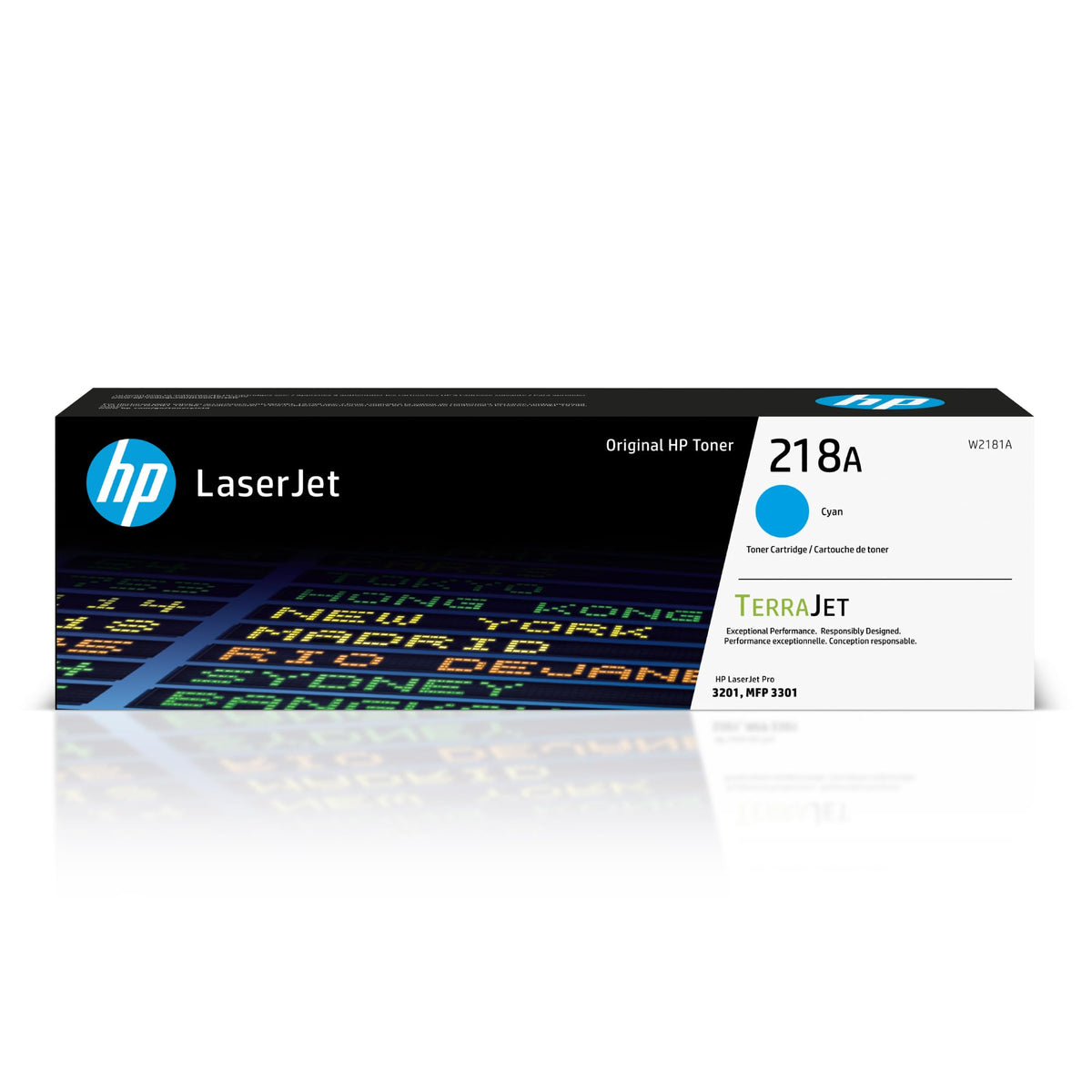 HP Laser Printer Toner W2181A, 14.29 x 3.78 x 4.37