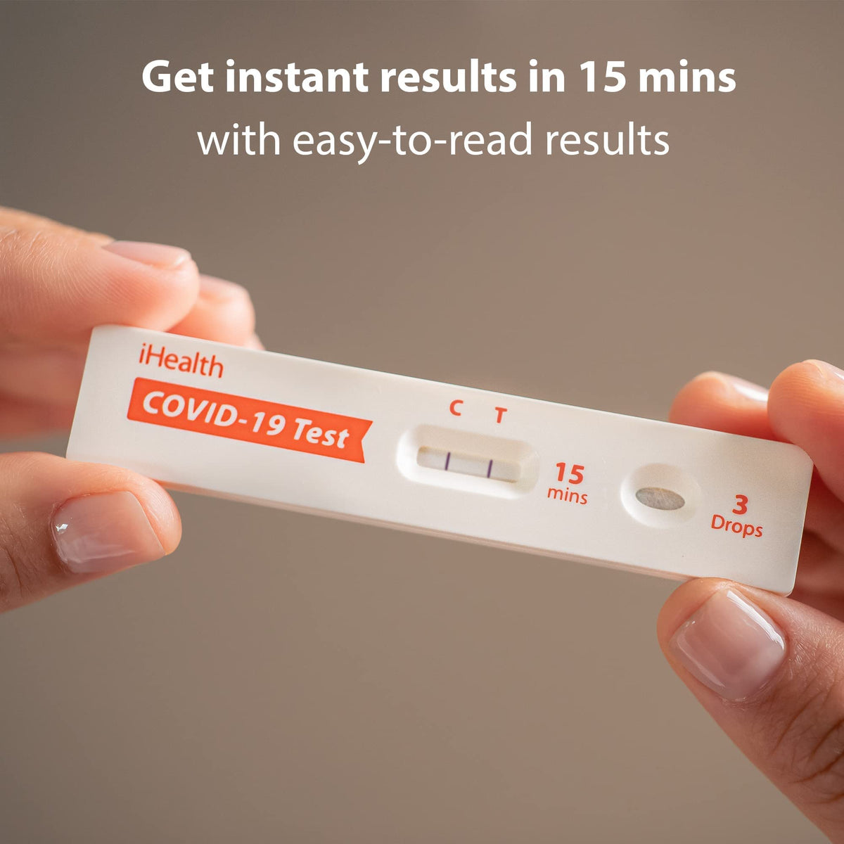 iHealth Clinical Diagnostic Testing Kit ICO-3000, 1 Pack, 5 Tests Total – view 2