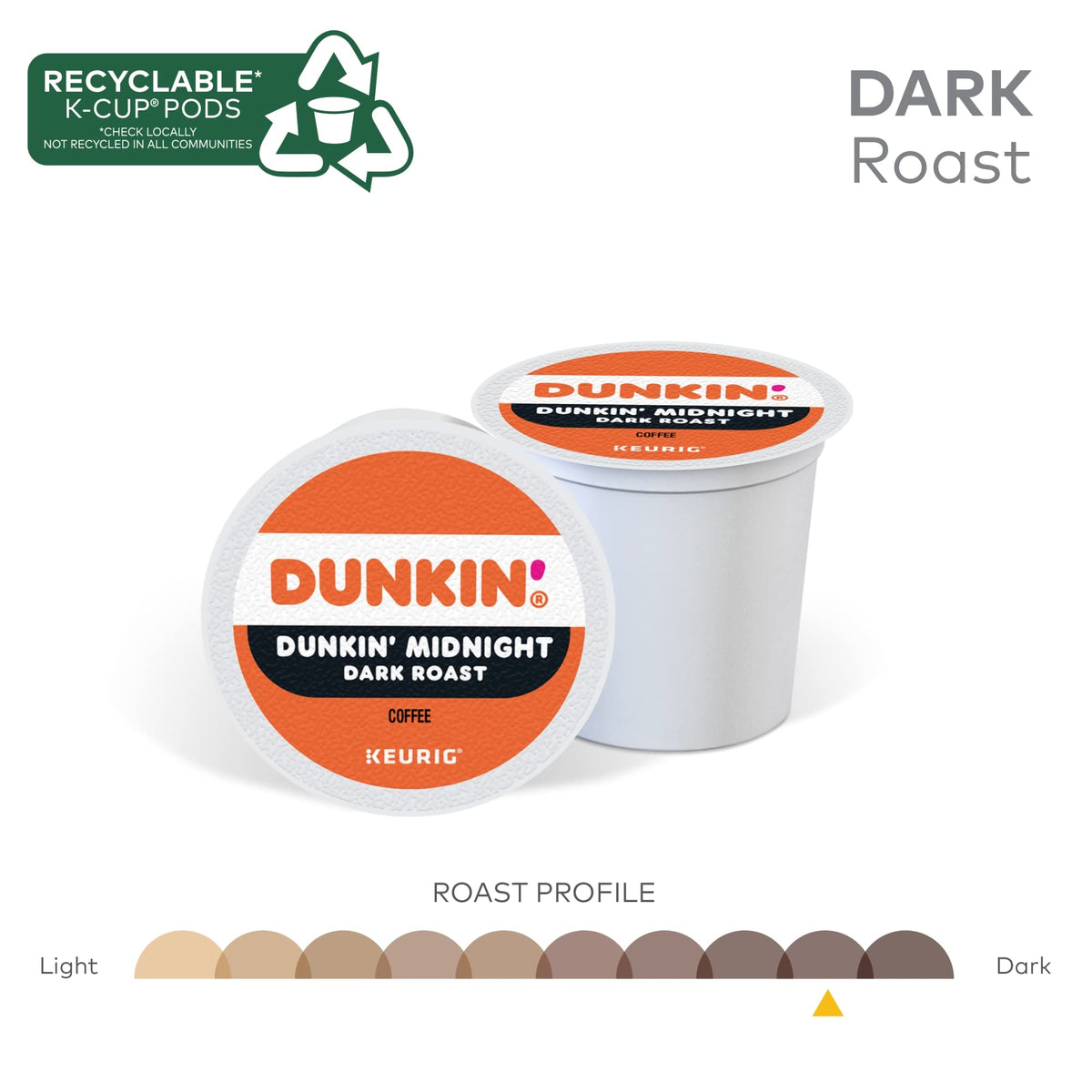 Dunkin' Coffee 881334012798CA, 22 Count (Pack of 4), 88 Count – view 5