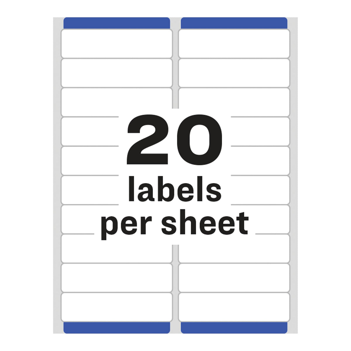 Avery Label 5261, 1 inch x 4 inch, 500 Count – view 5