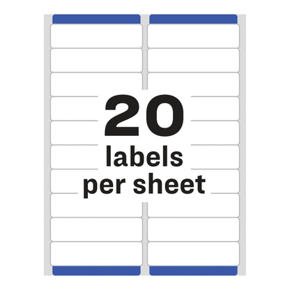 Avery Label 5961, 1 inch x 4 inch, 5 Count – view 5