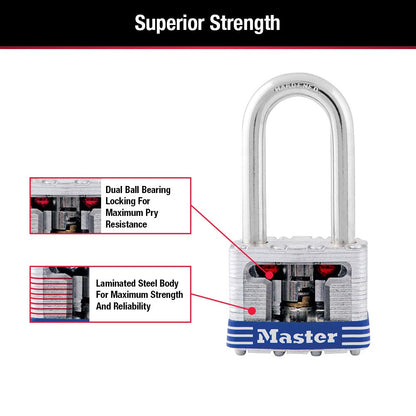 Master Lock 3DLF, 1-1/2" shackle – view 6