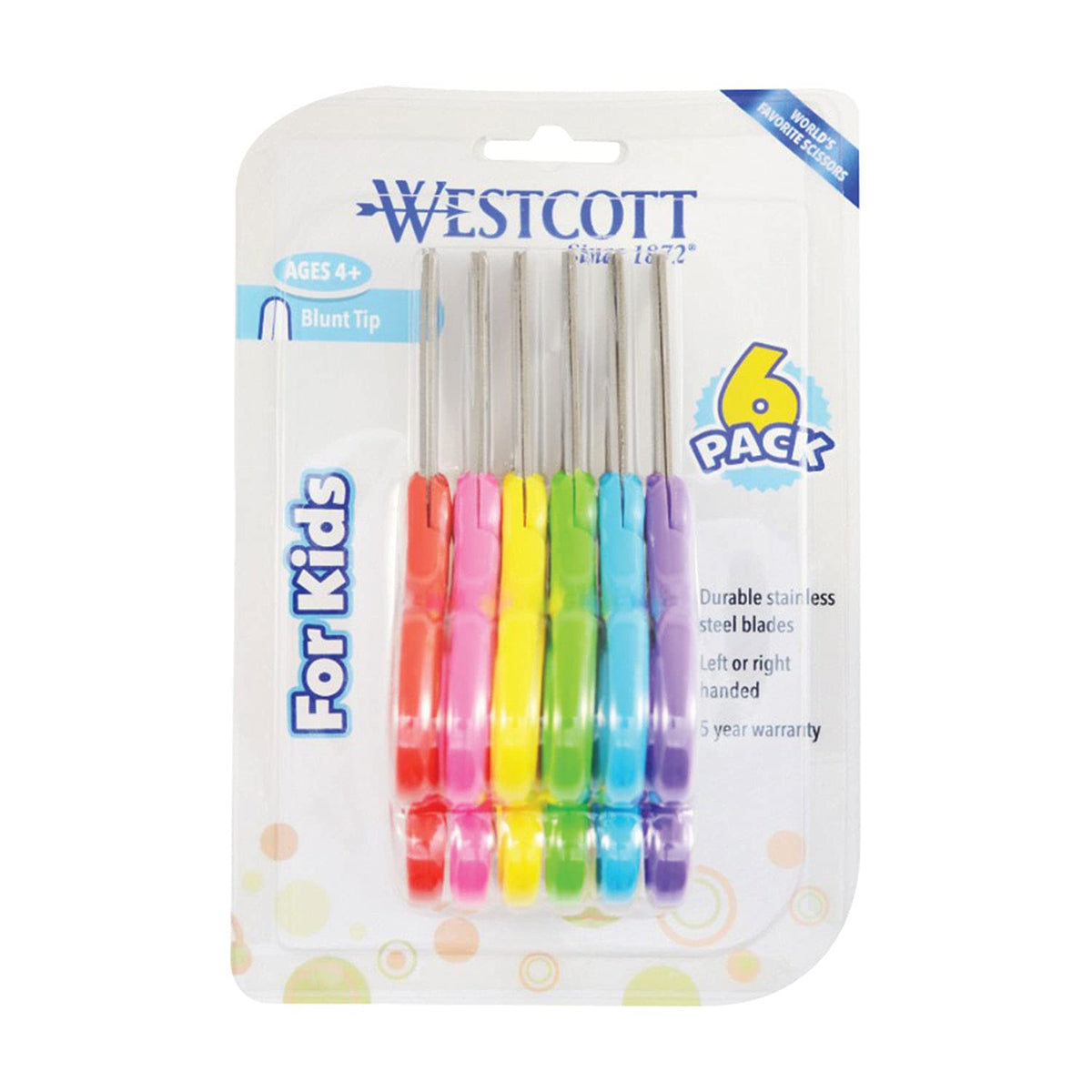 Westcott Scissors 16454, 6-Pack