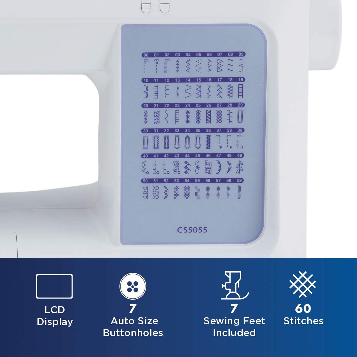 Brother Sewing Machine CS5055THD, CS5055 + Thread – view 3