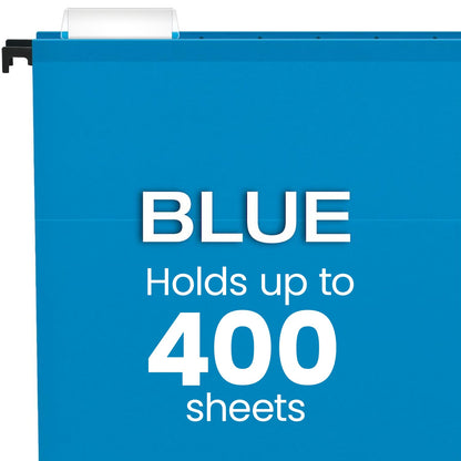 Pendaflex File Folder 04152 1/5 BLU, Letter, 25 Count – view 2