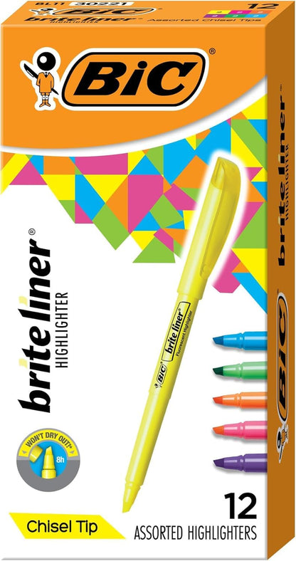 BIC Marking Pen BL11-AST, 12 Count