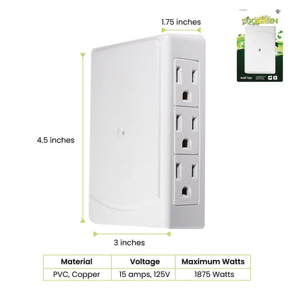 Power By GoGreen Power Strip GG-16000TSM – view 2