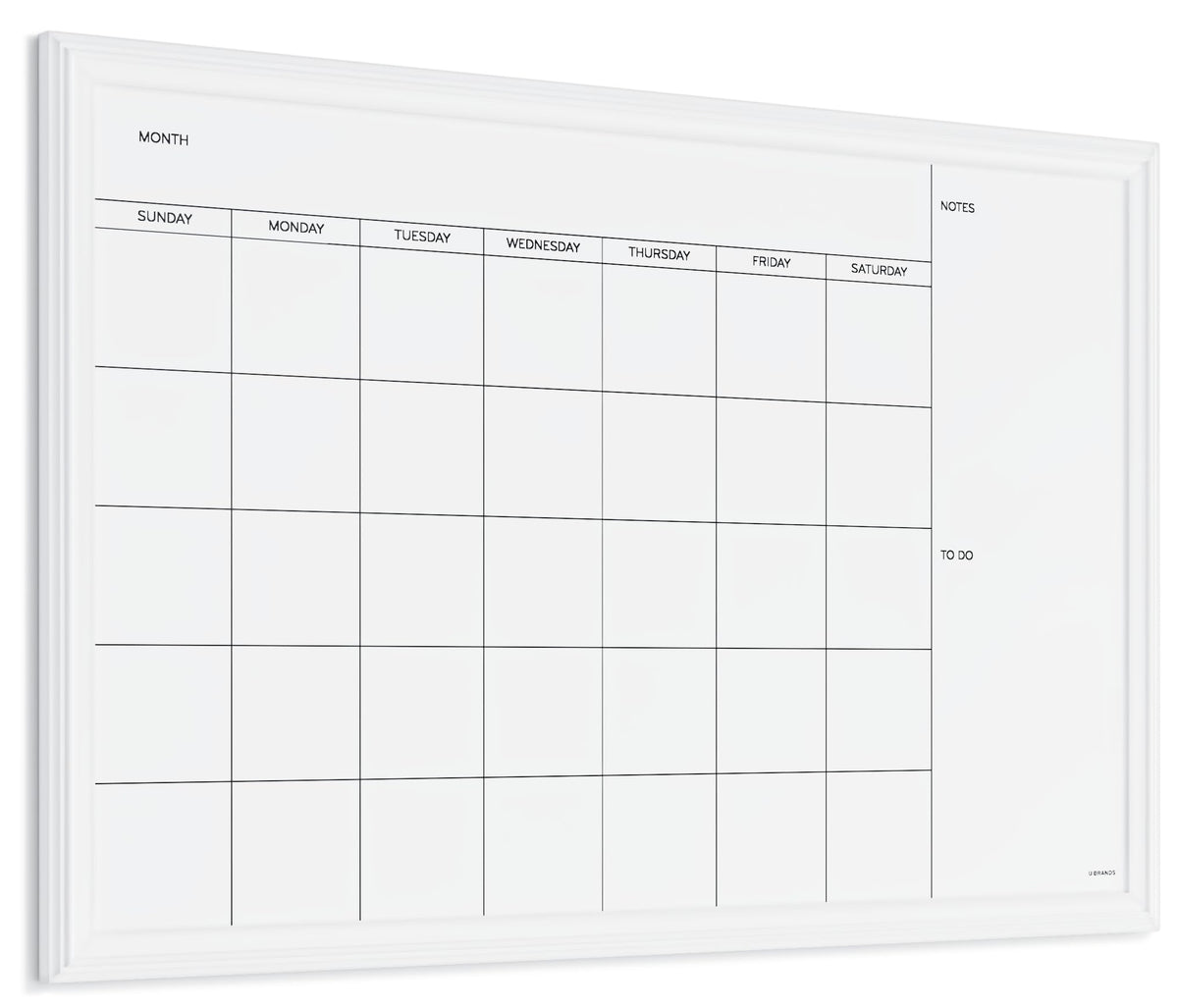 U Brands Writing Board 2075U00-01, 30"W x 20"H