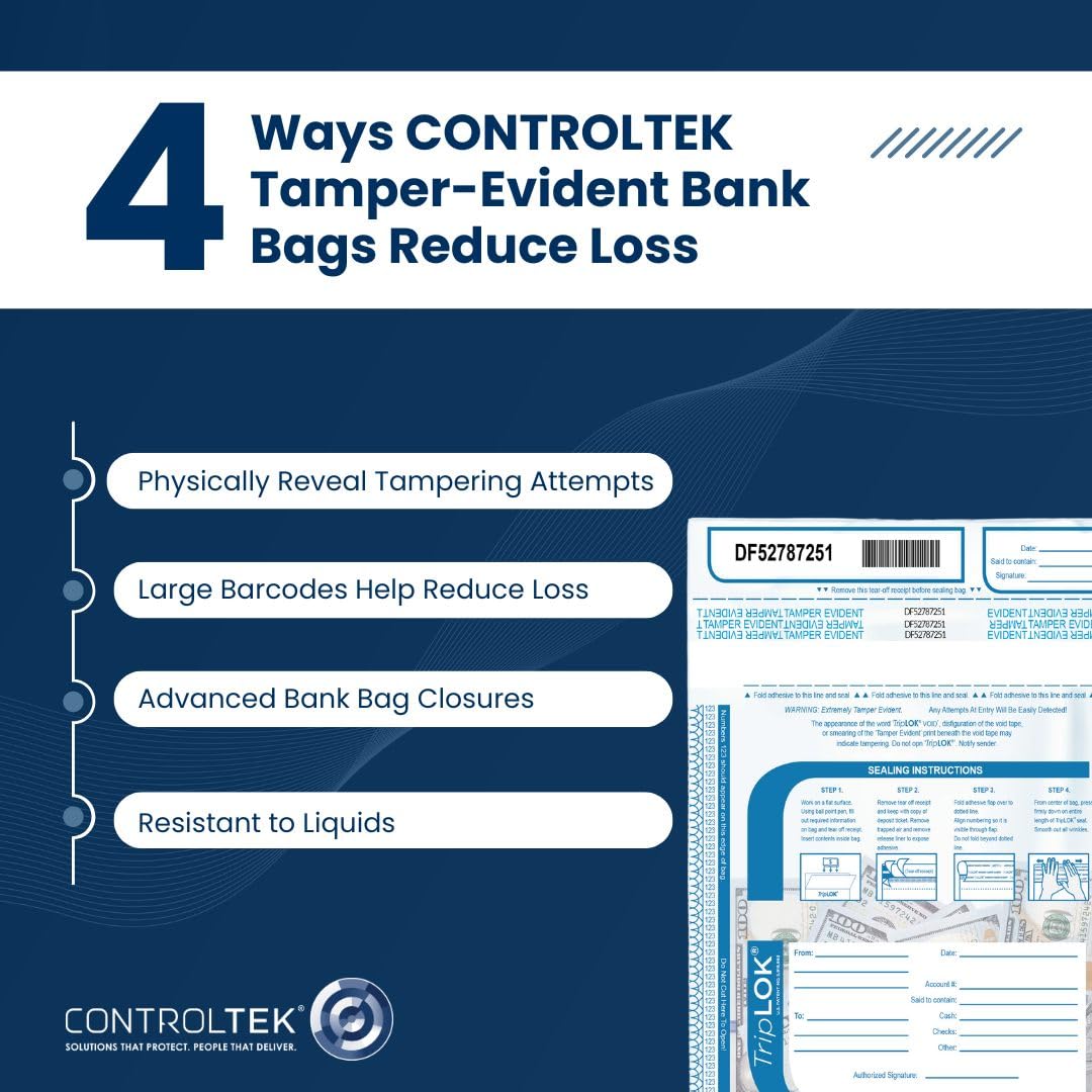 CONTROLTEK Storage Bag 73620C, Large, 50 Count – view 4
