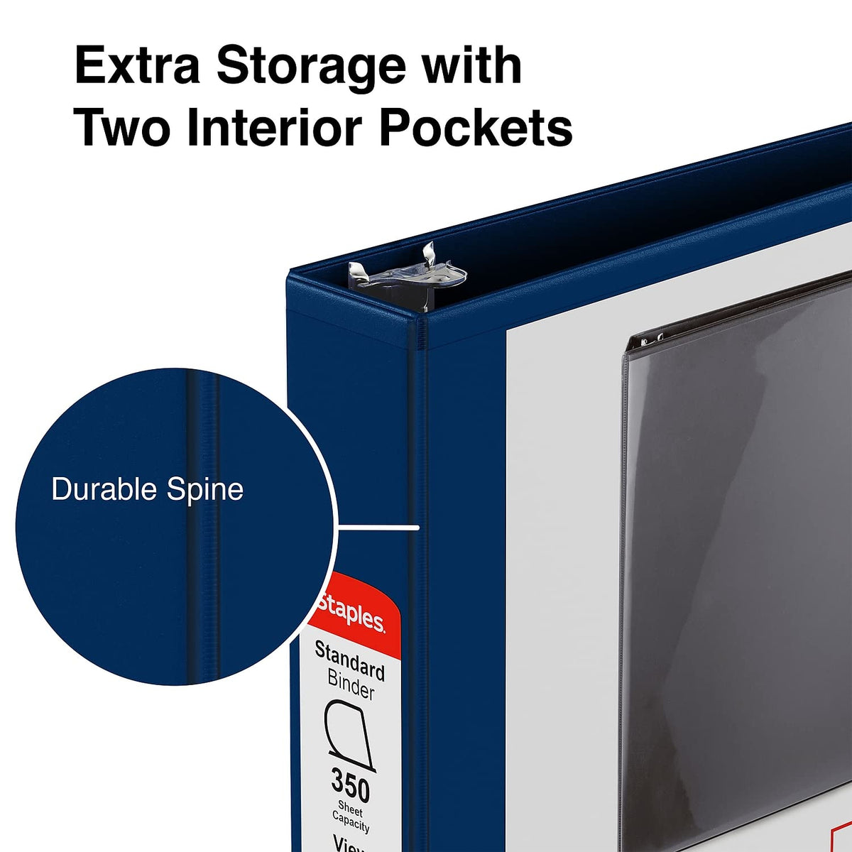 Staples Storage Binder ST55419-CC, 1.5-Inch – view 5