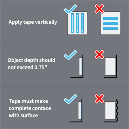 Art3d Adhesive Tapes S10111, 1/24" x 1/2" x 10' – view 4