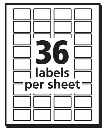 Avery Label 5418, 1/2" x 3/4" – view 6