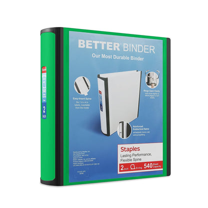 Staples Storage Binder 19937, 2-Inch