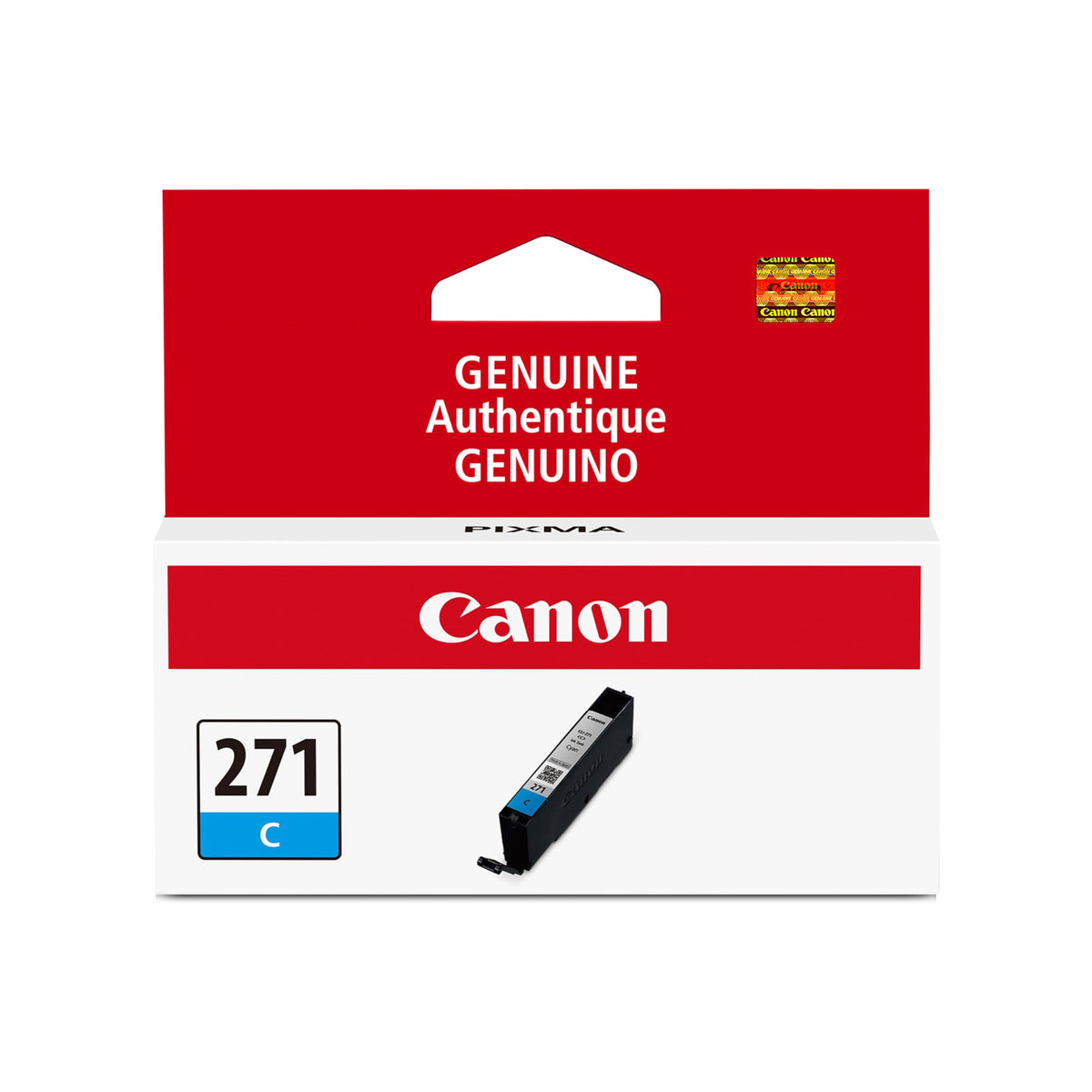 Canon Inkjet Printer Ink CLI-271 Cyan, 1 Count